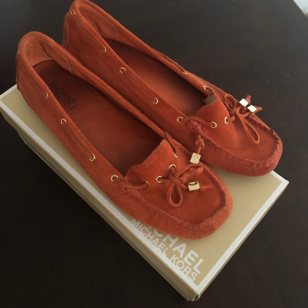 Michael Kors suede loafers